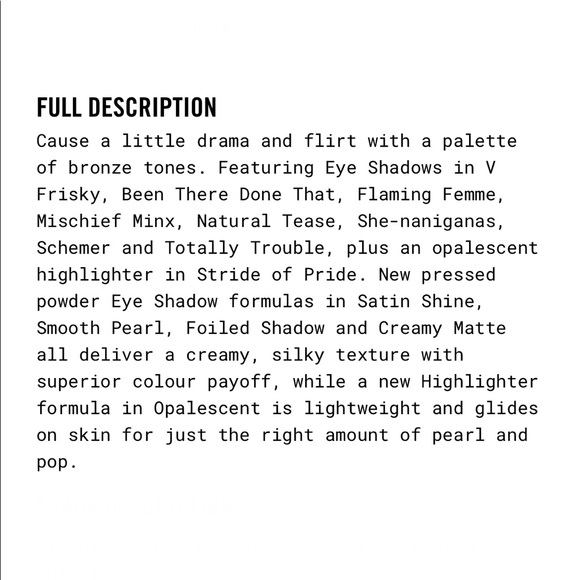 MAC Girls MISCHIEF MINX Eyeshadow Highlighter Palette *DISCONTINUED* - Picture 15 of 15